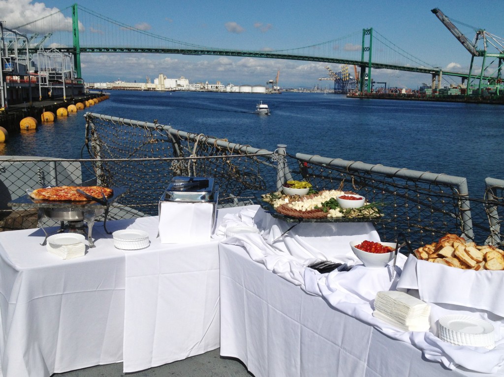 J Trani's Aboard Serves the USS Iowa