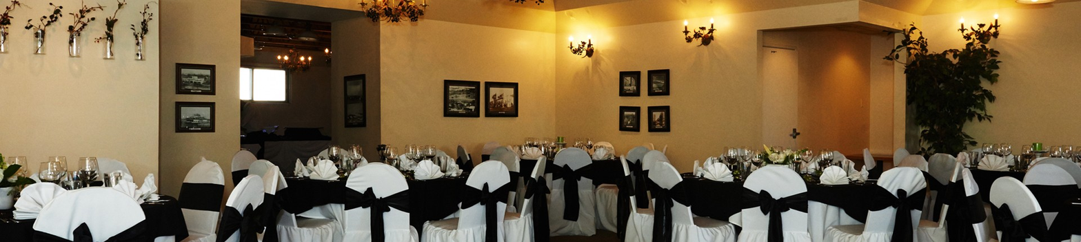 Waterfront catering event